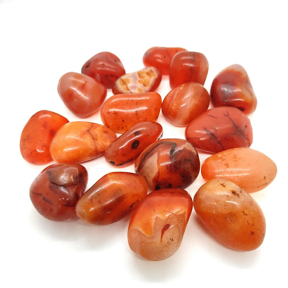 Carnelian Tumble Stone Natural With High Quality